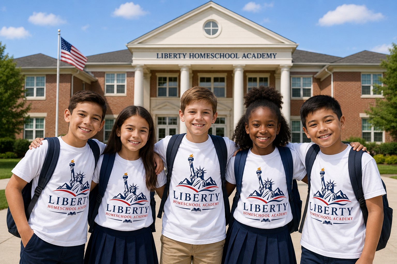 Estudiantes de Liberty Homeschool Academy